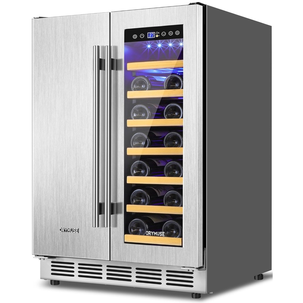 Wine And Beer Undercounter Fridge - Wine and Beverage Refrigerator Dual Zone,