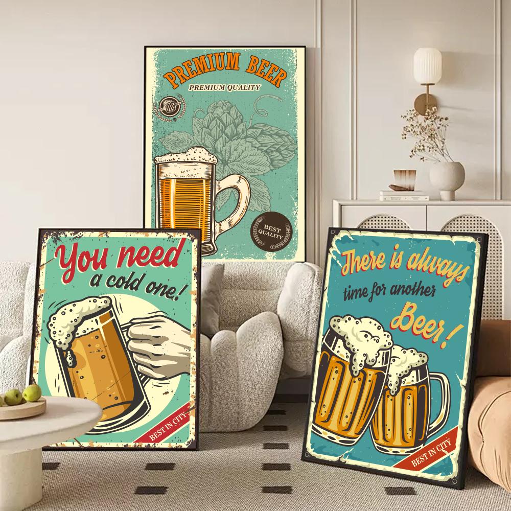 Beer Wine Retro Style Painting - Wine Beer Photo ulasan dan harga