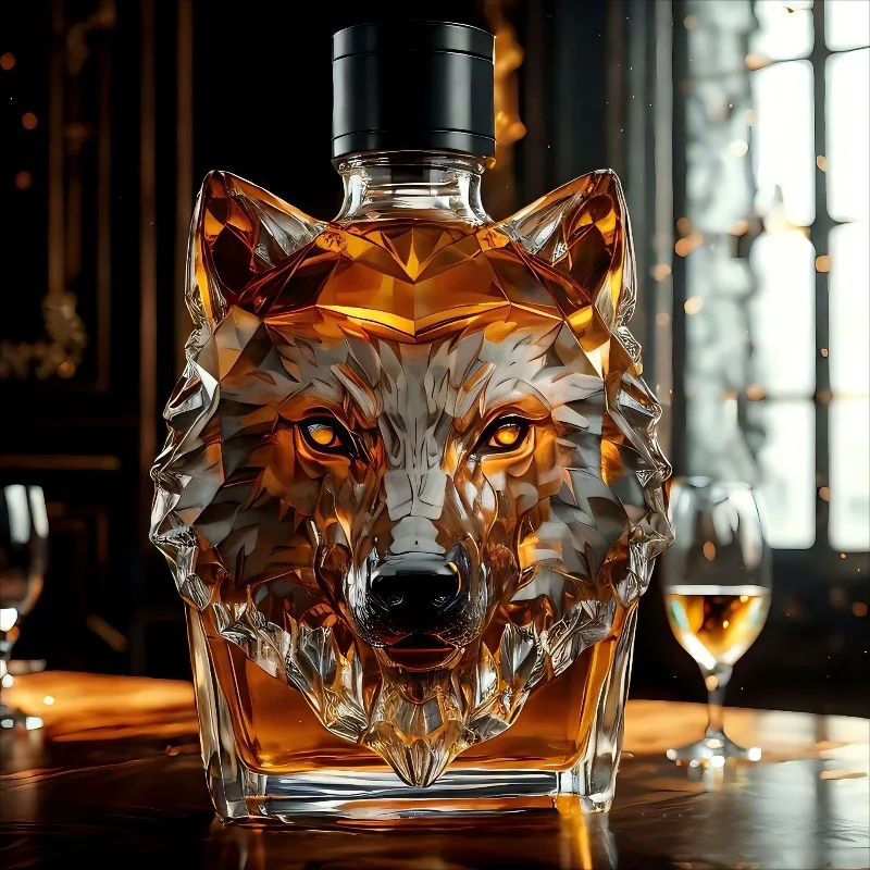 High Borosilicate Glass Wolf H - Wine Beer Spirits ulasan dan harga