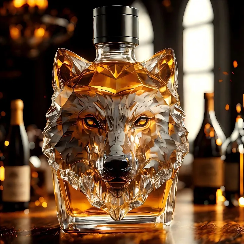 High Borosilicate Glass Wolf H - Wine Beer Spirits ulasan dan harga