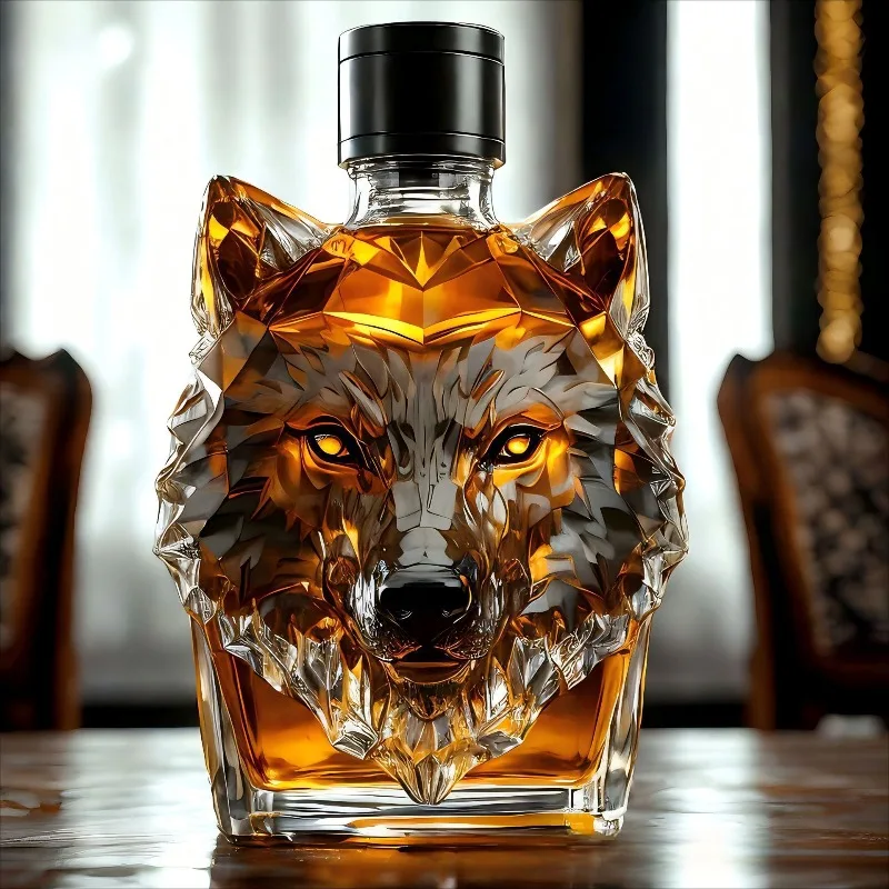 High Borosilicate Glass Wolf H - Wine Beer Spirits ulasan dan harga