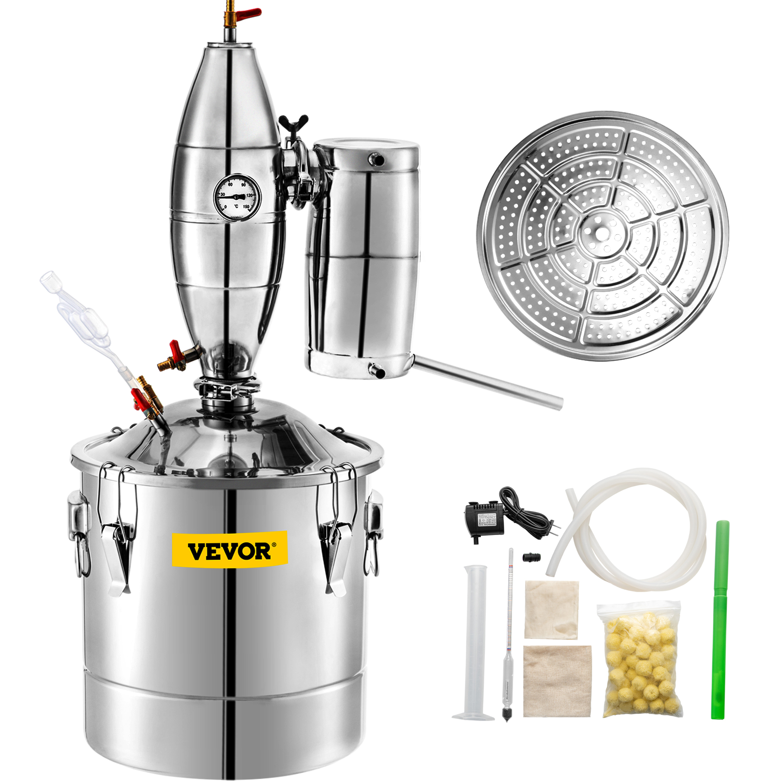 SucceBuy 20L-70L Alcohol Disti - Wine Beer Distillation ulasan dan harga