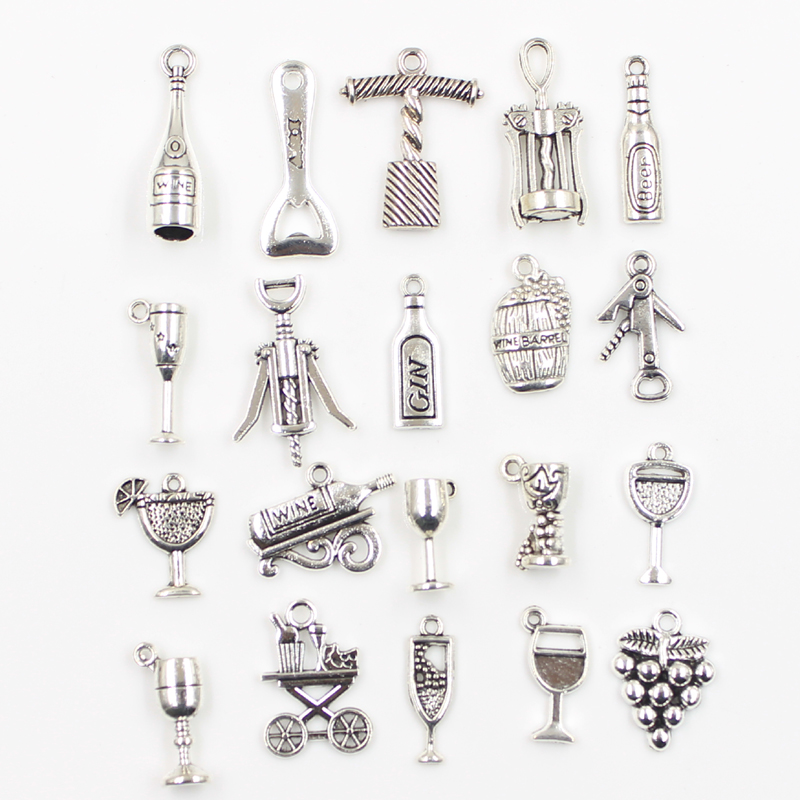 30pcs Charms Beer Barrel Grape - Wine Beer Photo ulasan dan harga