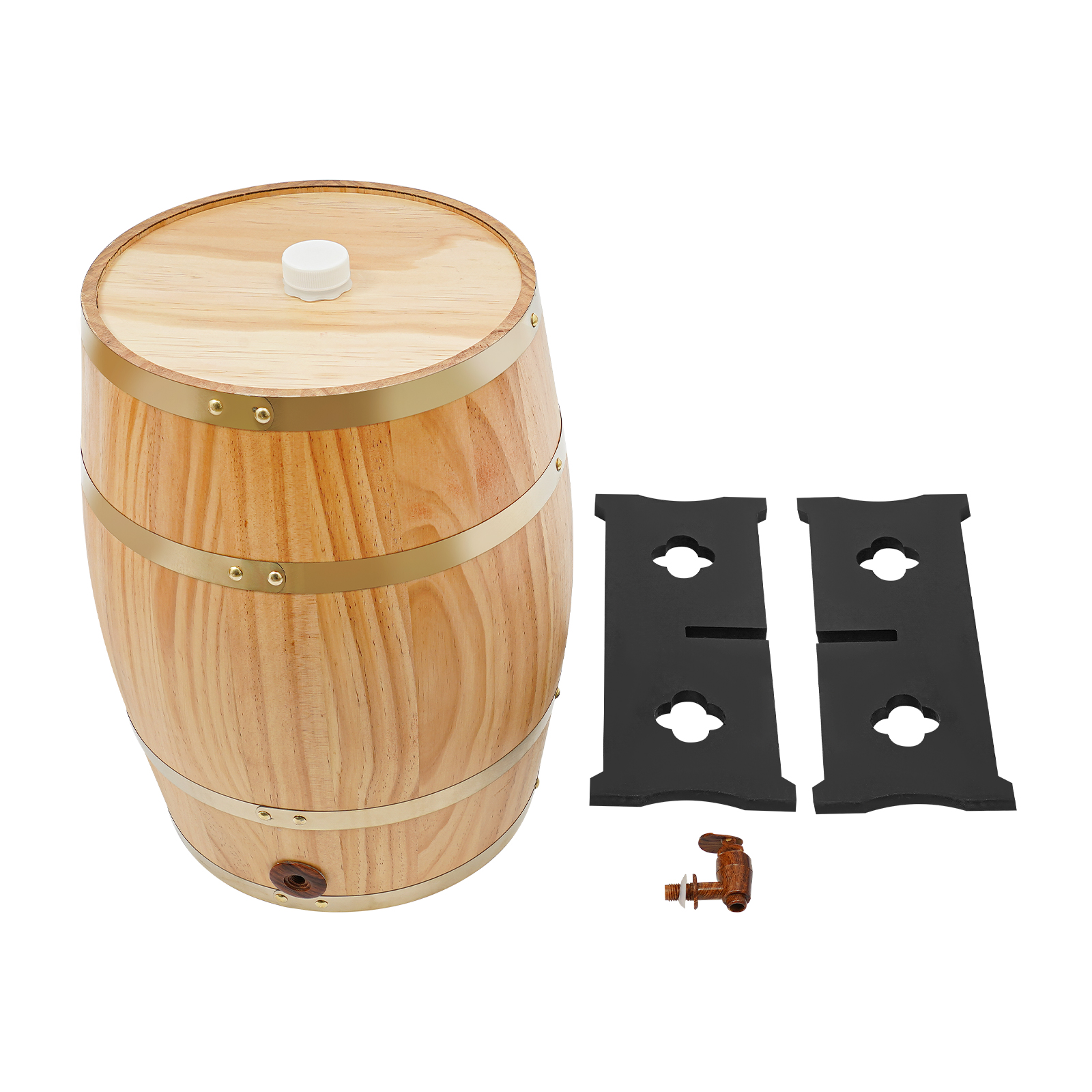 20L/5.28Gal Wood Color Wine Ba - Wine Beer Cider ulasan dan harga