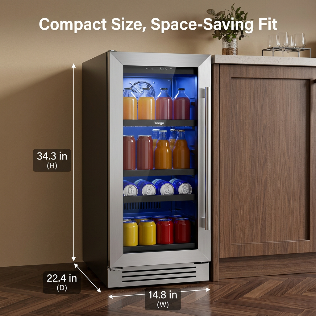 Under Counter Beverage Cooler  - Wine And Beer Undercounter Fridge ulasan dan harga