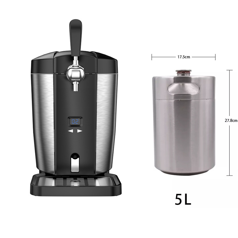 5L Keg Beer Dispenser, Portabl - Wine Beer Distillation ulasan dan harga