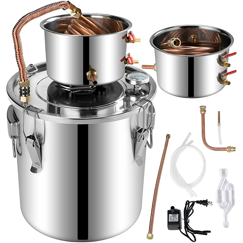 30L/50L  Alcohol Brewing Disti - Wine Beer Distillation ulasan dan harga