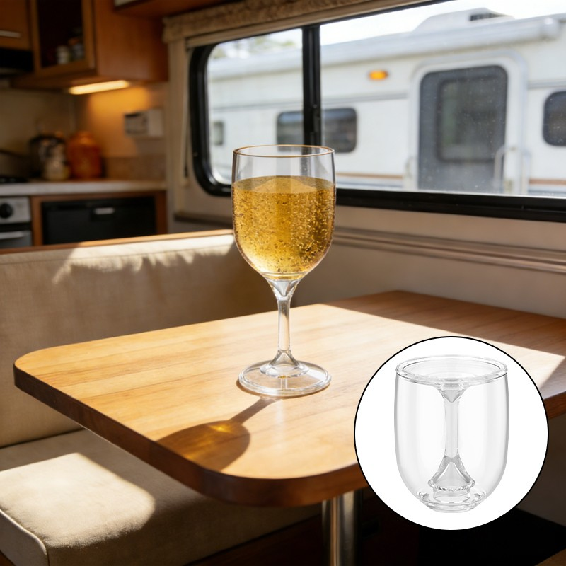 RV Portable Wine Glass Goblet  - Wine & Beer Guayaquil ulasan dan harga