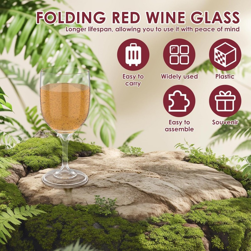 RV Portable Wine Glass Goblet  - Wine & Beer Guayaquil ulasan dan harga