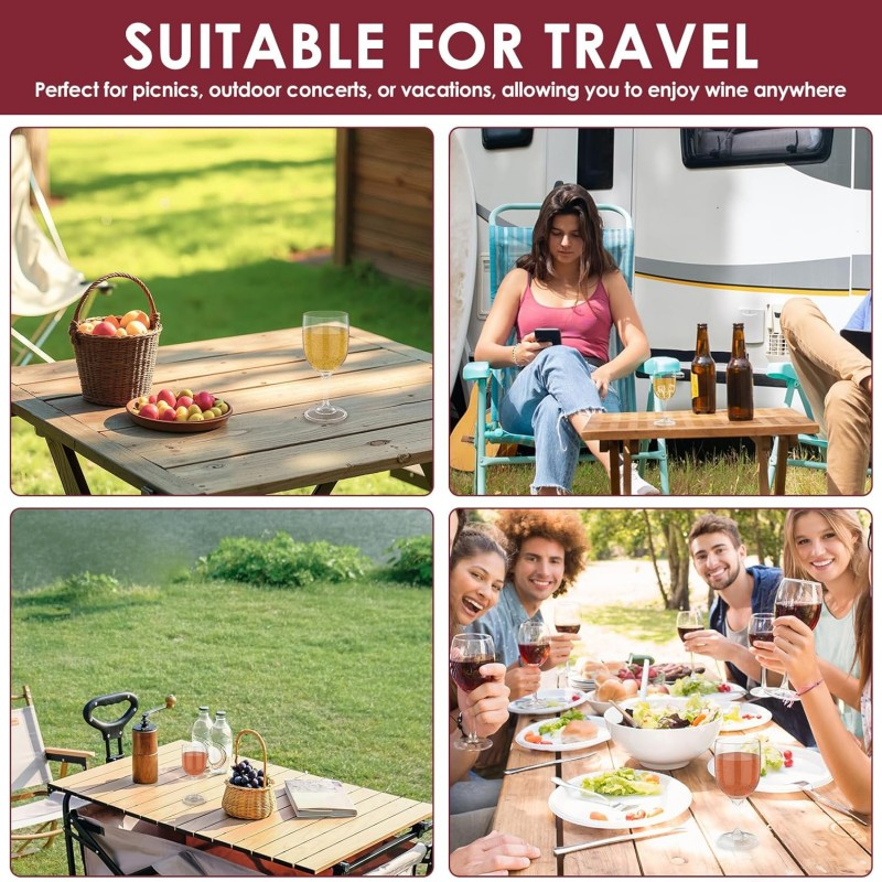 RV Portable Wine Glass Goblet  - Wine & Beer Guayaquil ulasan dan harga