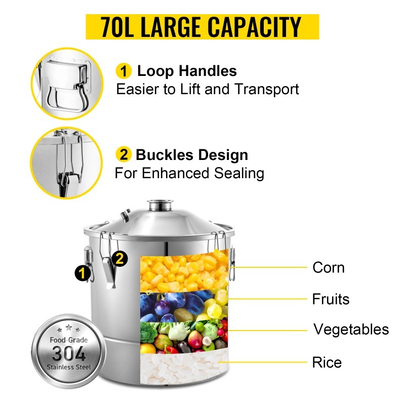 SucceBuy 20L-70L  Distiller Ma - Wine Beer Distillation ulasan dan harga
