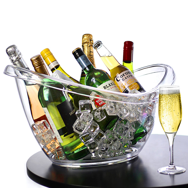Non-LED Boat Style Ice Bucket  - Wine Beer Mixed Drinks ulasan dan harga