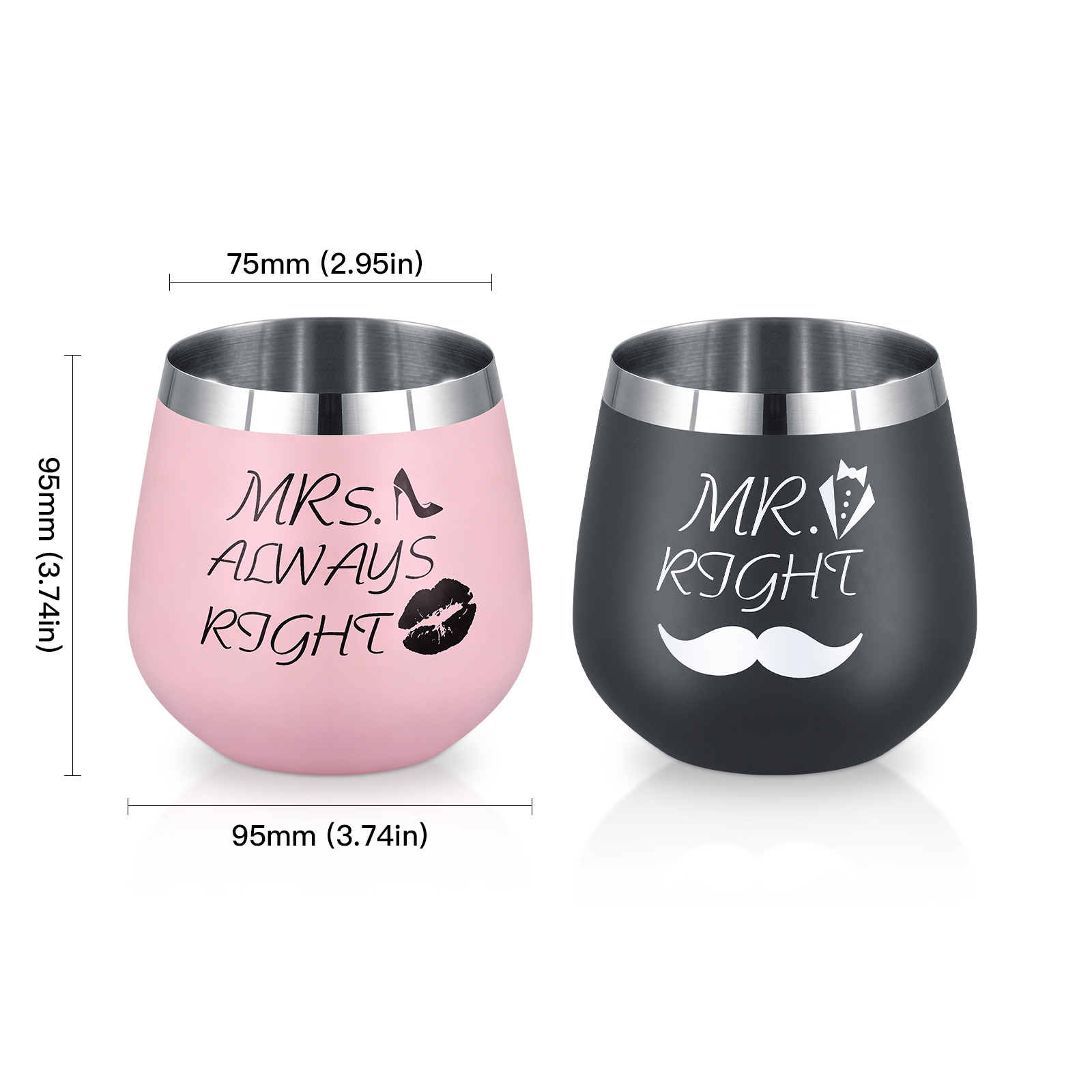 Stainless Steel Gift Box Mug - - Wine Beer Mixed Drinks ulasan dan harga