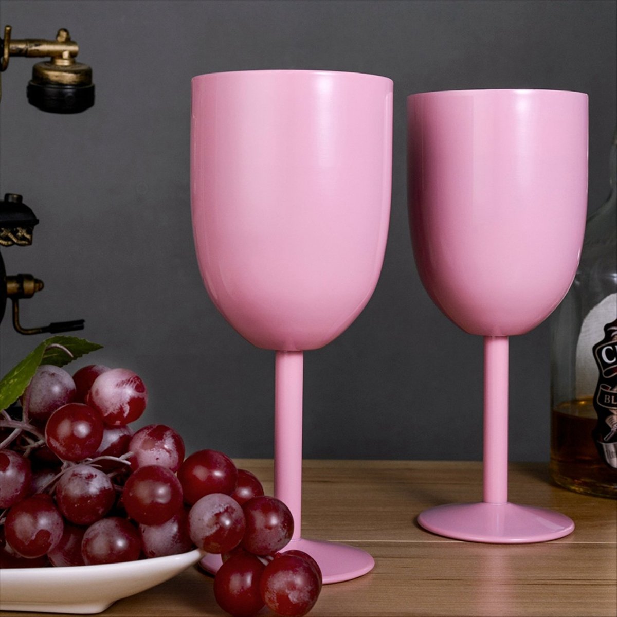 2PCS Insulated Pink Wine Glass - Wine & Beer Guayaquil ulasan dan harga