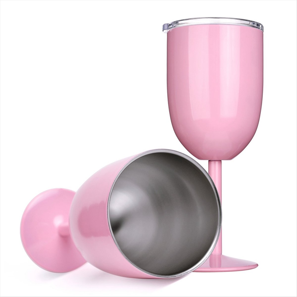2PCS Insulated Pink Wine Glass - Wine & Beer Guayaquil ulasan dan harga
