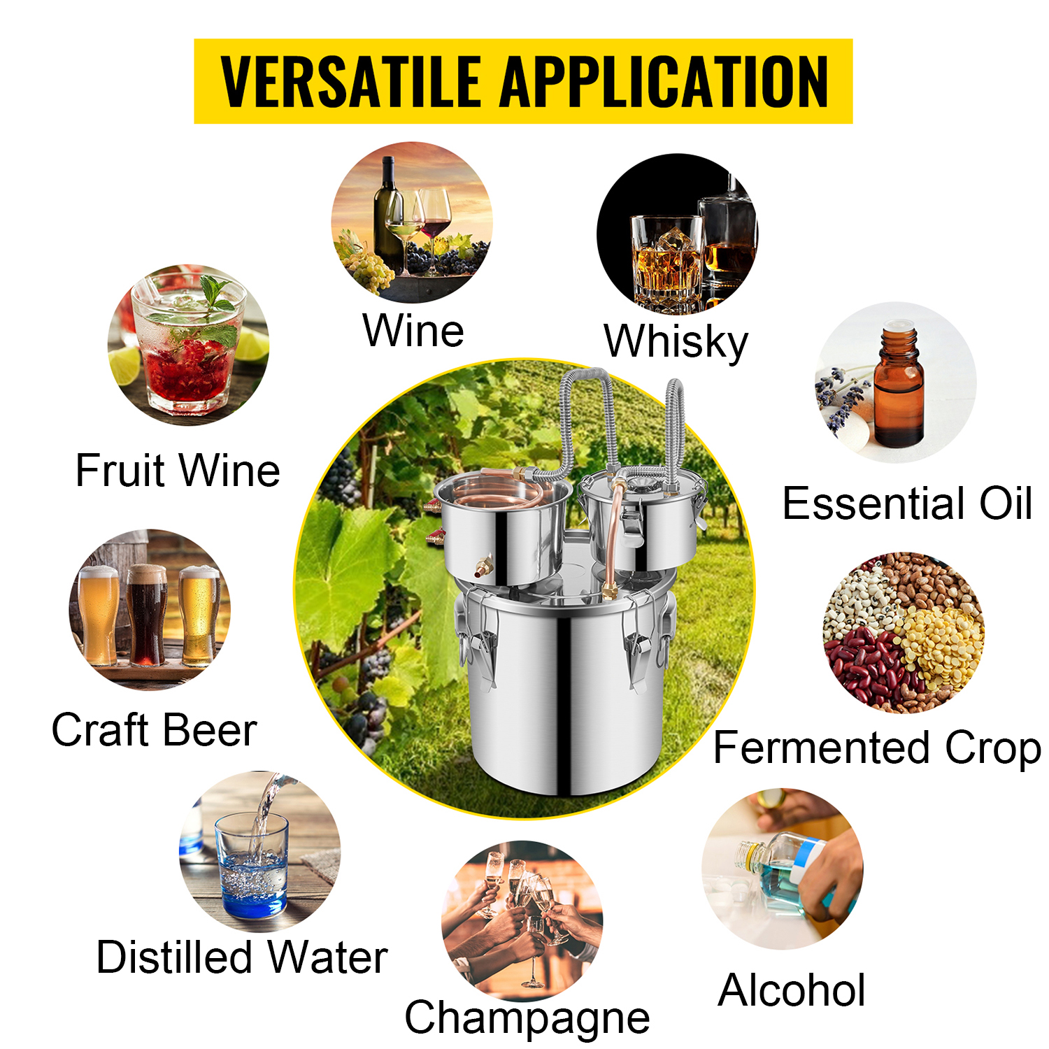 Alcohol Distiller Machine Beer - Wine Beer Distillation ulasan dan harga