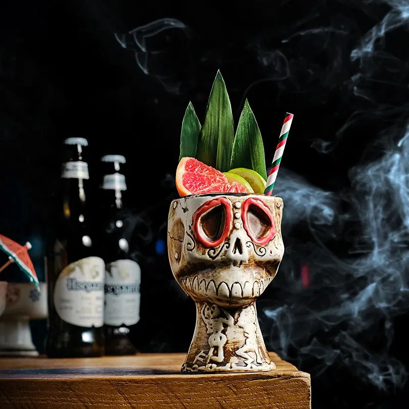480ml Halloween Party Skull Co - Wine Beer Mixed Drinks ulasan dan harga