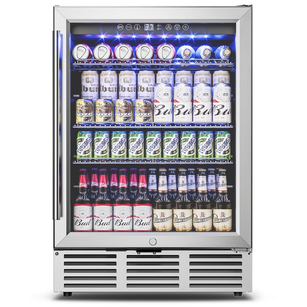 24 Inch Beverage Refrigerator, - Wine And Beer Undercounter Fridge ulasan dan harga