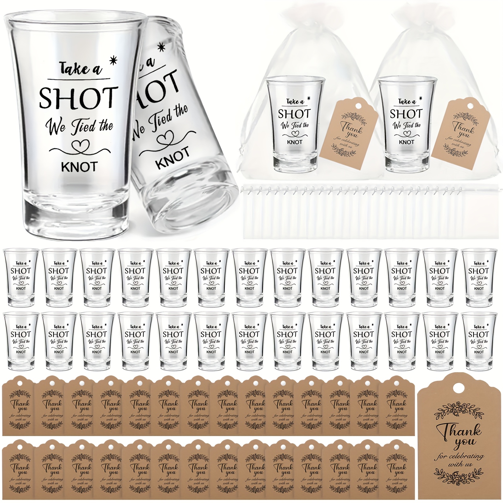 90-Piece Wedding Guest Set: 30 - Wine & Beer Guayaquil ulasan dan harga