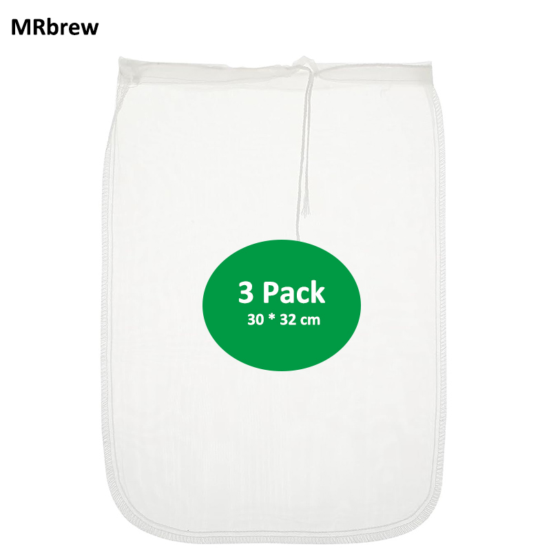 3Pcs Brew Bag 100 Mesh Straini - Wine Beer Cider ulasan dan harga