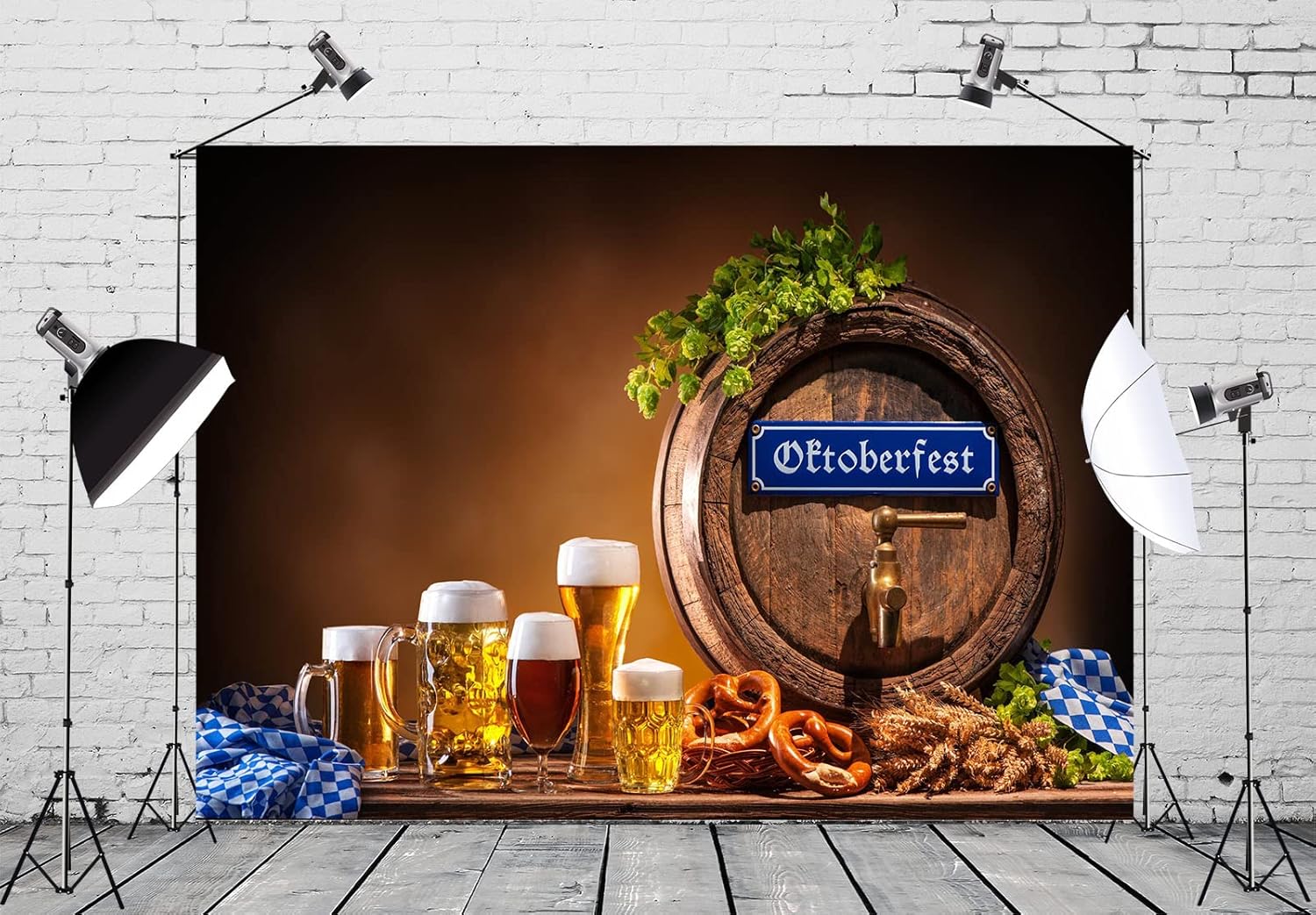Oktoberfest Party Backdrop Ger - Wine Beer Photo ulasan dan harga