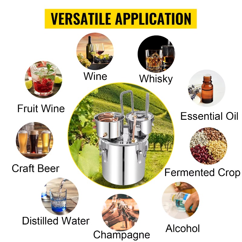 【Hot】 50L  Water Distiller Bot - Wine Beer Distillation ulasan dan harga