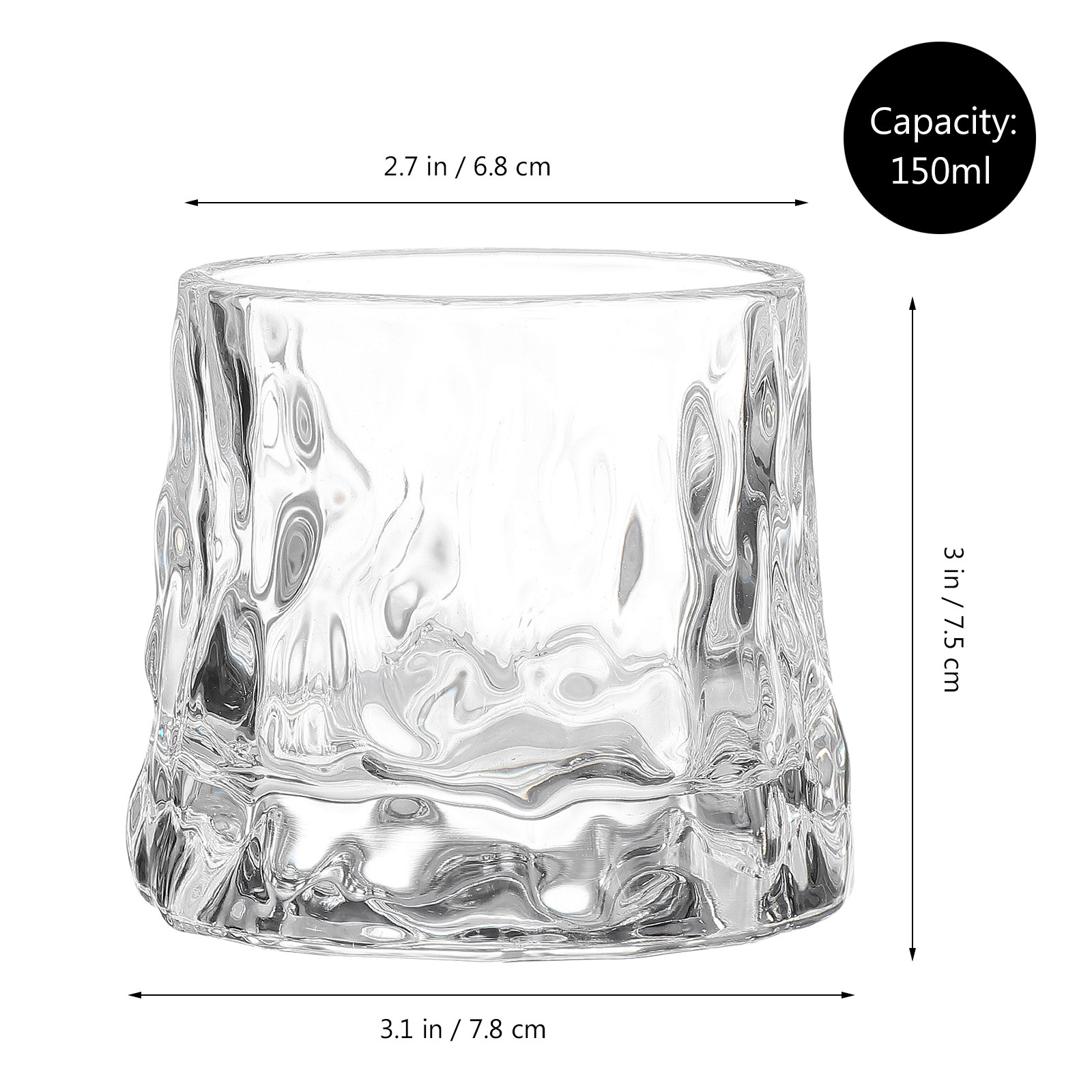 1Pcs Hammered Wine Glass Cup P - Wine Beer Bar ulasan dan harga