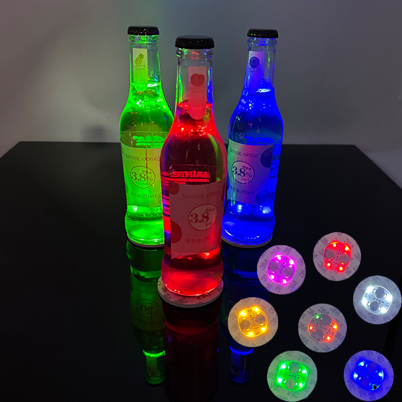 LED Coasters Sticker Night Clu - Wine Beer Spirits ulasan dan harga