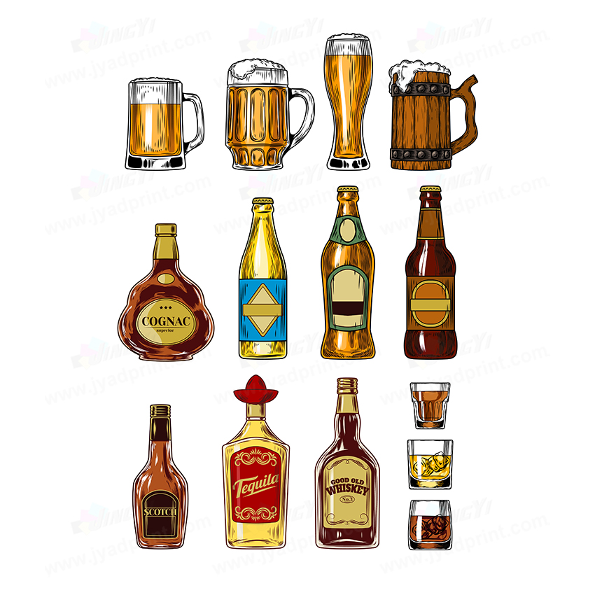 12pcs/lot, Customized Wine bot - Wine Beer Photo ulasan dan harga