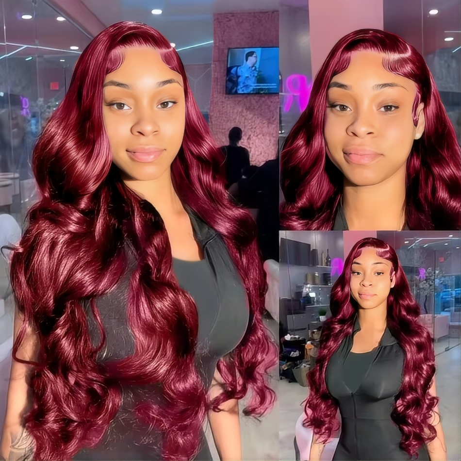 99j Burgundy Lace Front Wig Hu - Wine & Beer Guayaquil ulasan dan harga