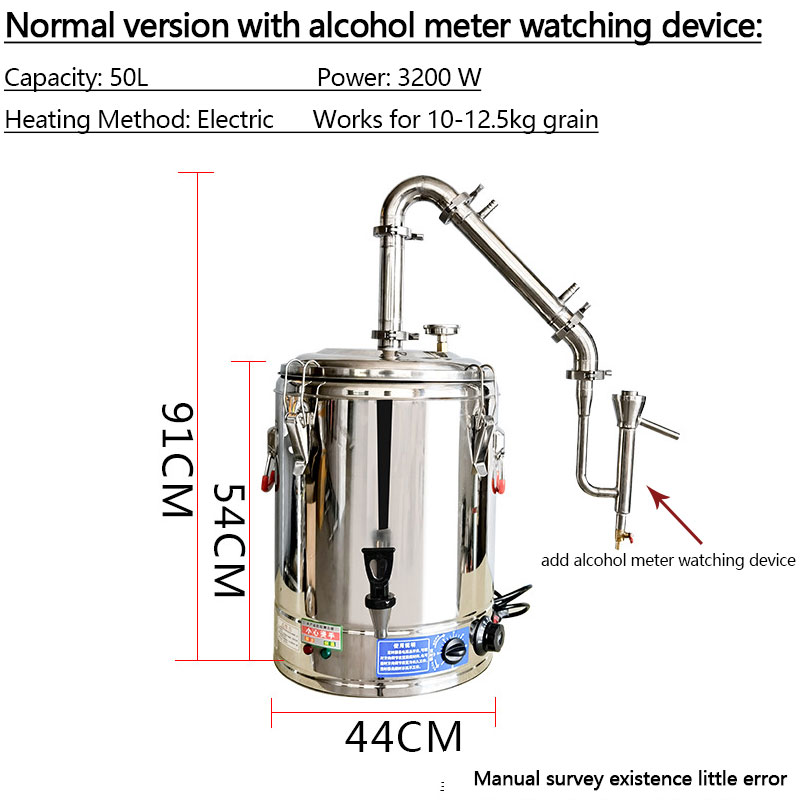 50L Distilling Column Alcohol  - Wine Beer Distillation ulasan dan harga