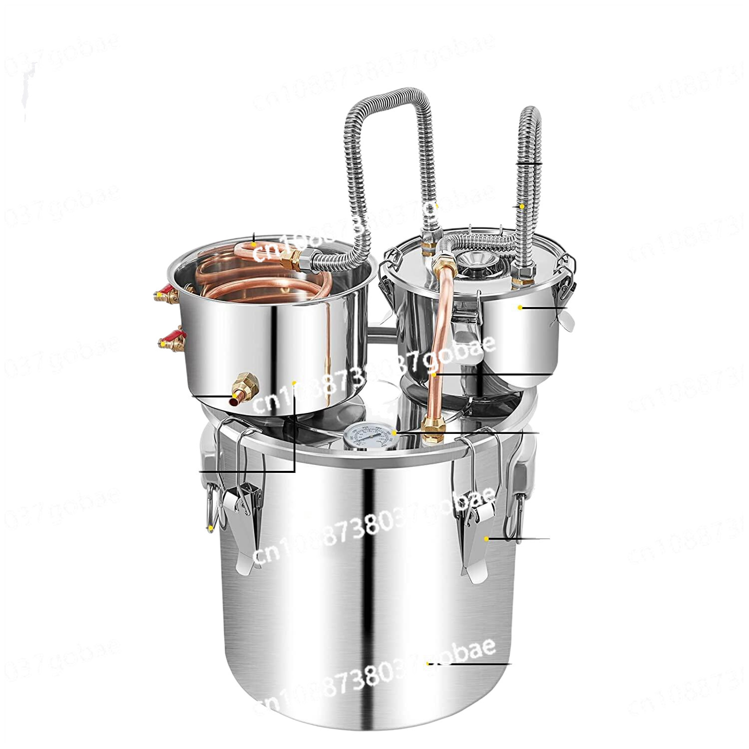50L Stainless Steel Water Alco - Wine Beer Distillation ulasan dan harga